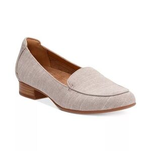 Clarks Keesha Luca Slip On Loafers Business Casual Academia Taupe, Size 9